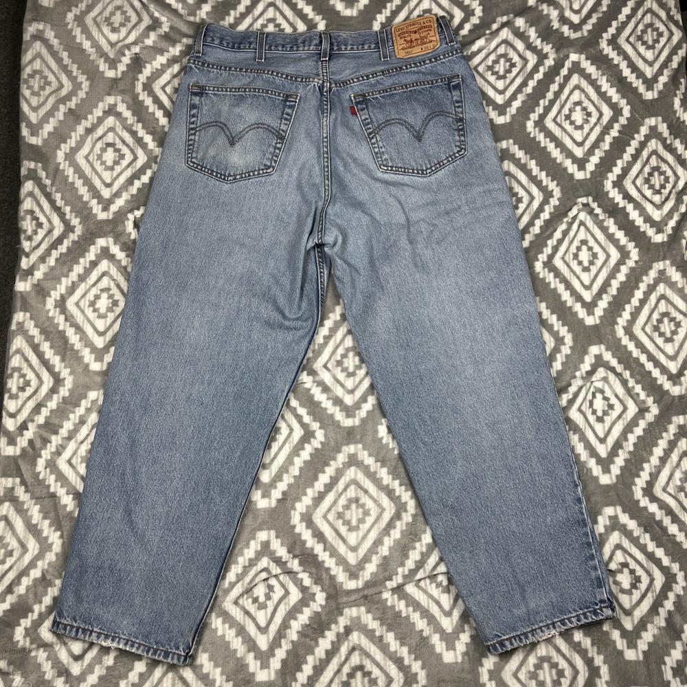 VTG Levis 560 Jeans Mens 36x30(28") Blue Loose Tapered Dark Wash Y2K Denim